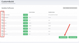 Custombuild - Update Checked Items only